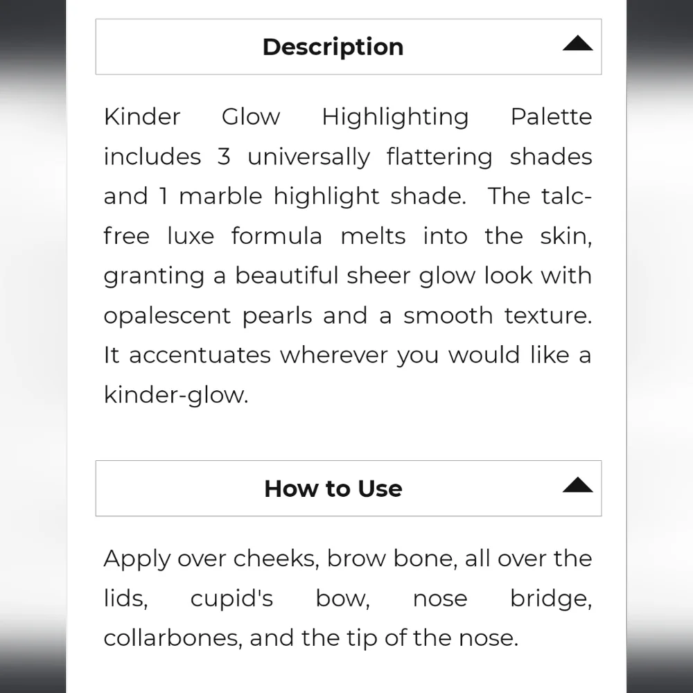 🆕️KNDR Beauty Kinder Glow Highlight Palette